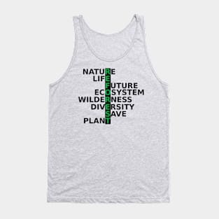 reforestation, reforest is the future for mother earth Tank Top